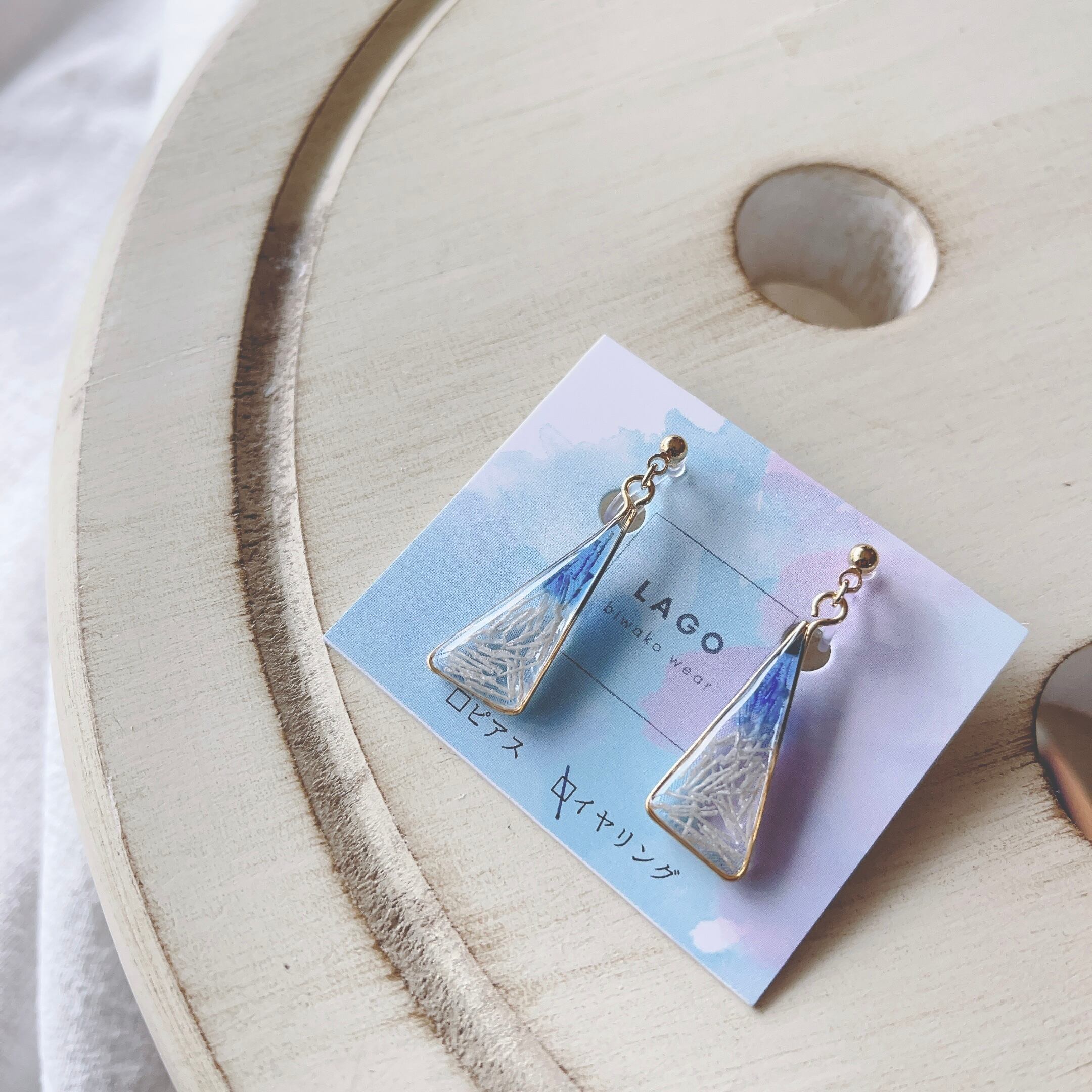 イヤリング SWAY TRIANGLE EARRING / スウェイトライアングル  