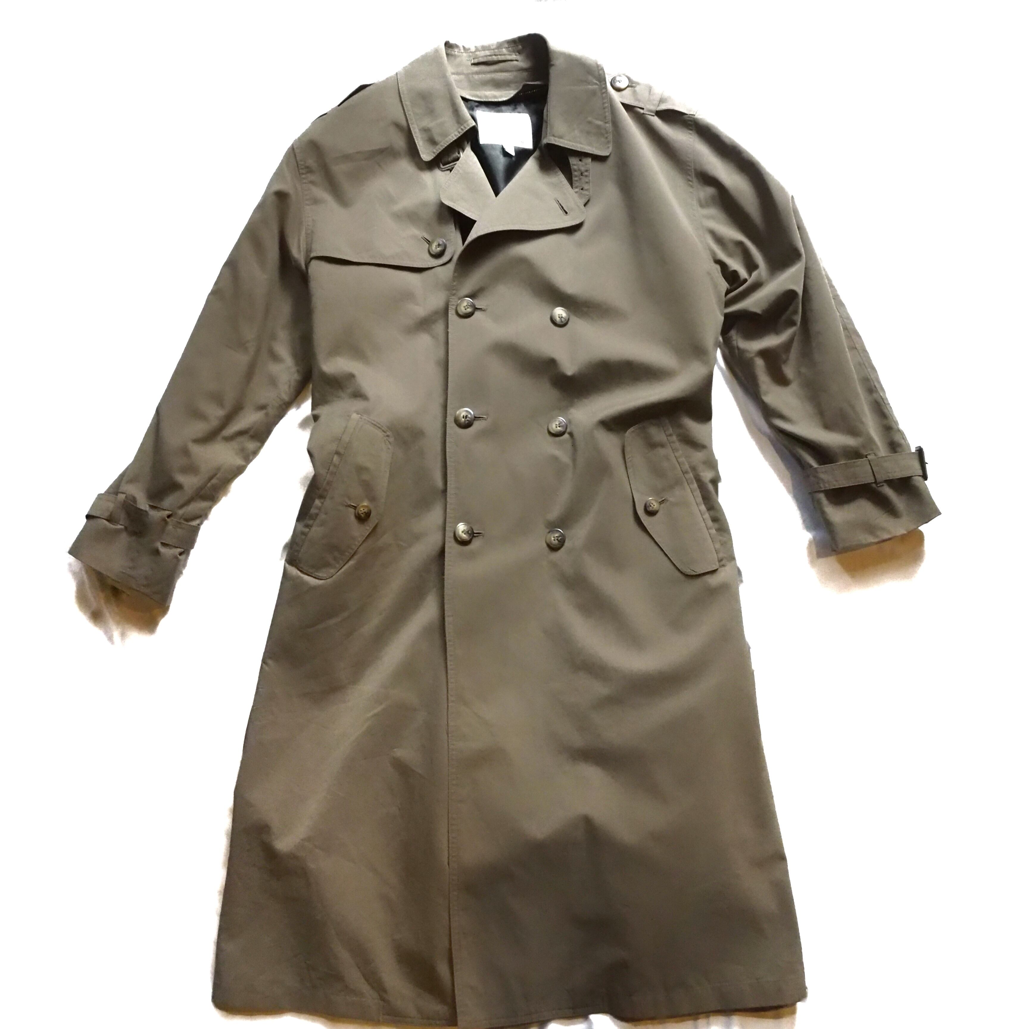 OLD london fog FULL SET double breasted long trench coat ...