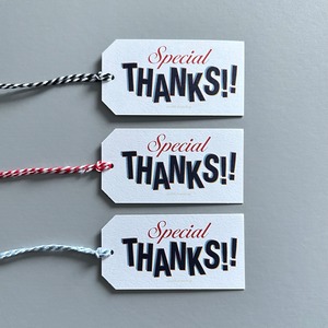 card tag／THANKS!!