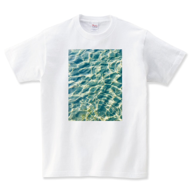 波紋 波 海 フォト Tシャツ メンズ レディース キッズ 子供服 半袖 大きいサイズ プレゼント ギフト