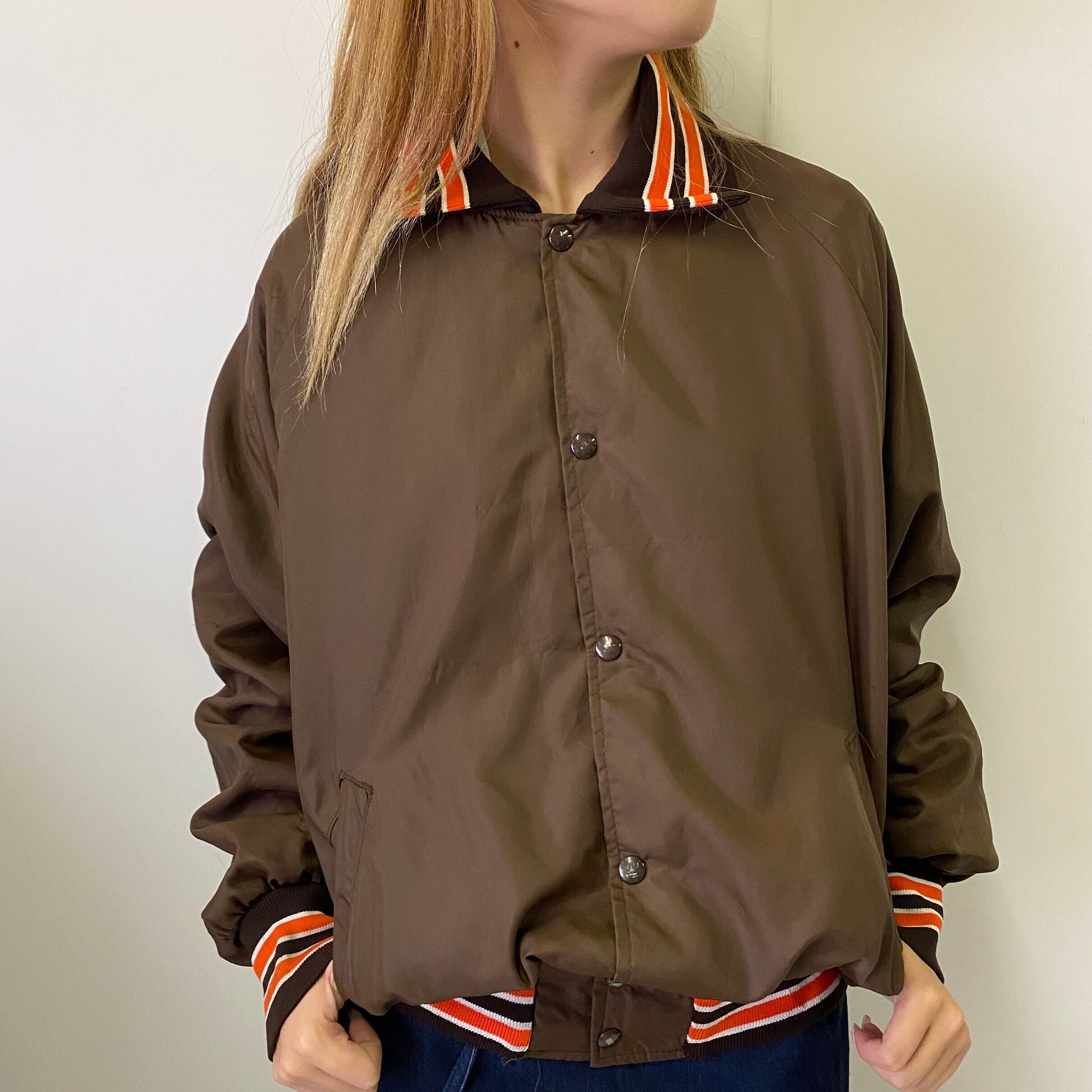 70年代 USA製 ビンテージ Gem SPORTSWEAR バックプリント ナイロン 