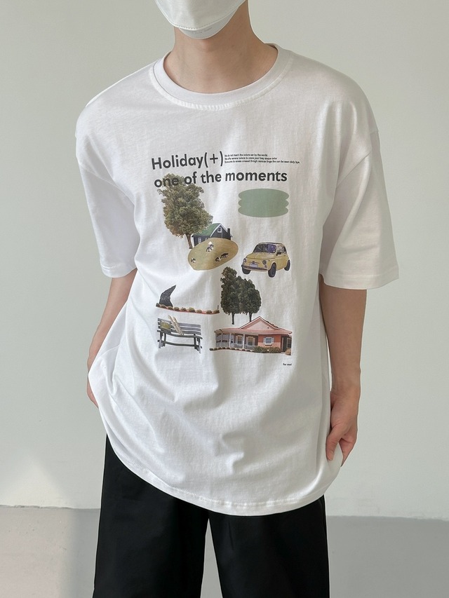 Holiday デザイン Tシャツ YH4840