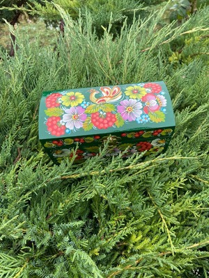 ペトリキフカ・ジュエリーボックス16 cm（Khomenko）