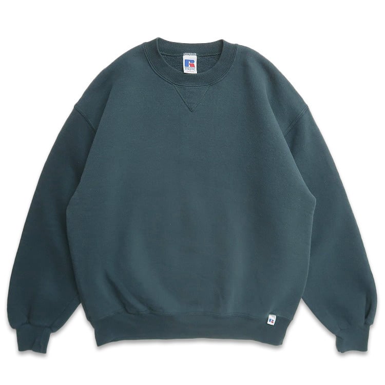 古着 90年代 USA製 ラッセル RUSSELL 無地 スウェット トレーナー 藍色