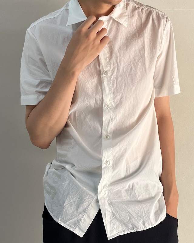 【2011/SS galliano】rubber text shirt