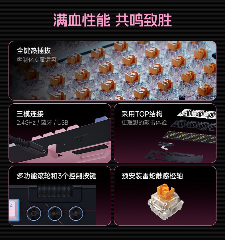 鳴潮 Razer コラボ ダニア メカニカルキーボード BlackWidow V4