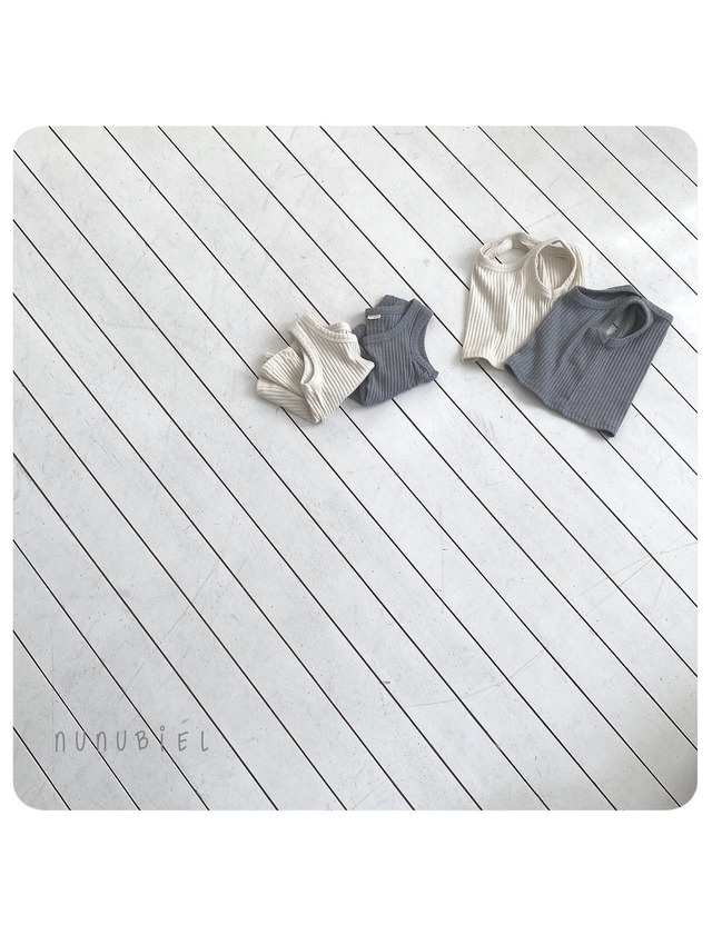 ⭐︎即納⭐︎[nunubiel-kids] muffin sleeveless
