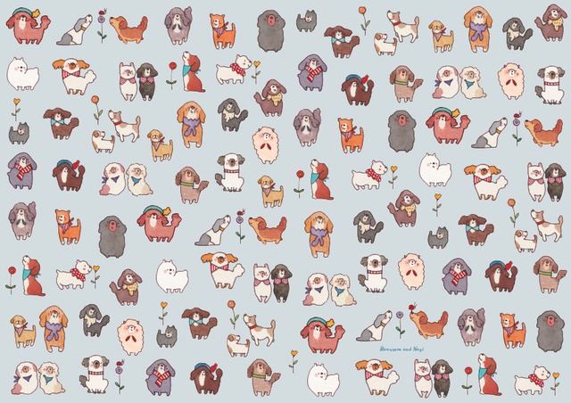 クマのデザインペーパー