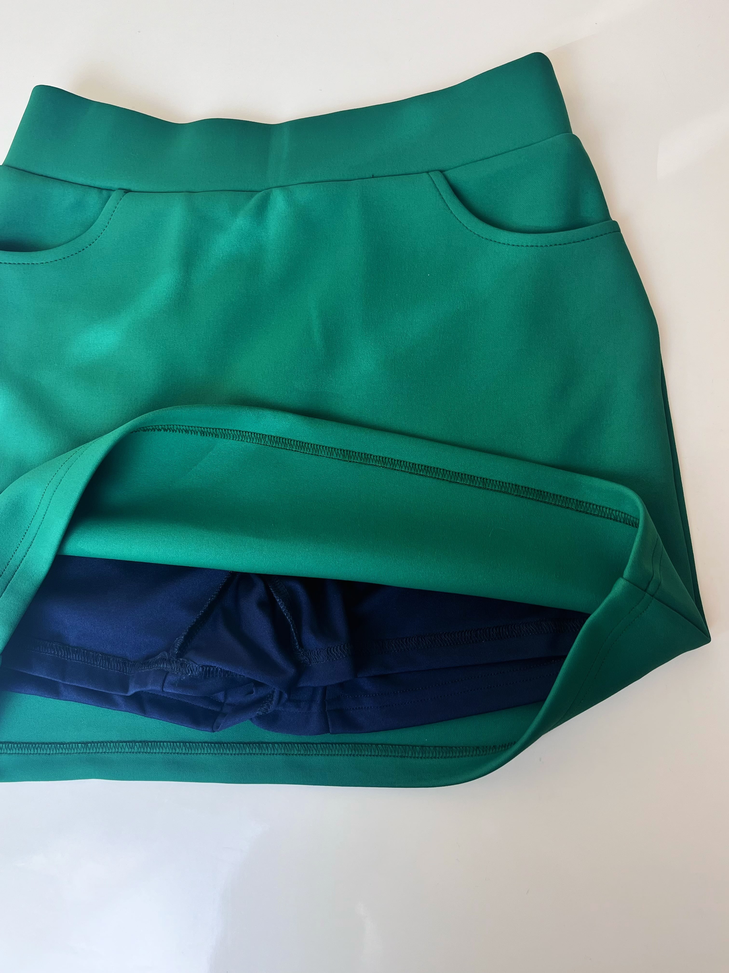 即納＊【セットアップ可能】cerva cardboard knit skirt (Green