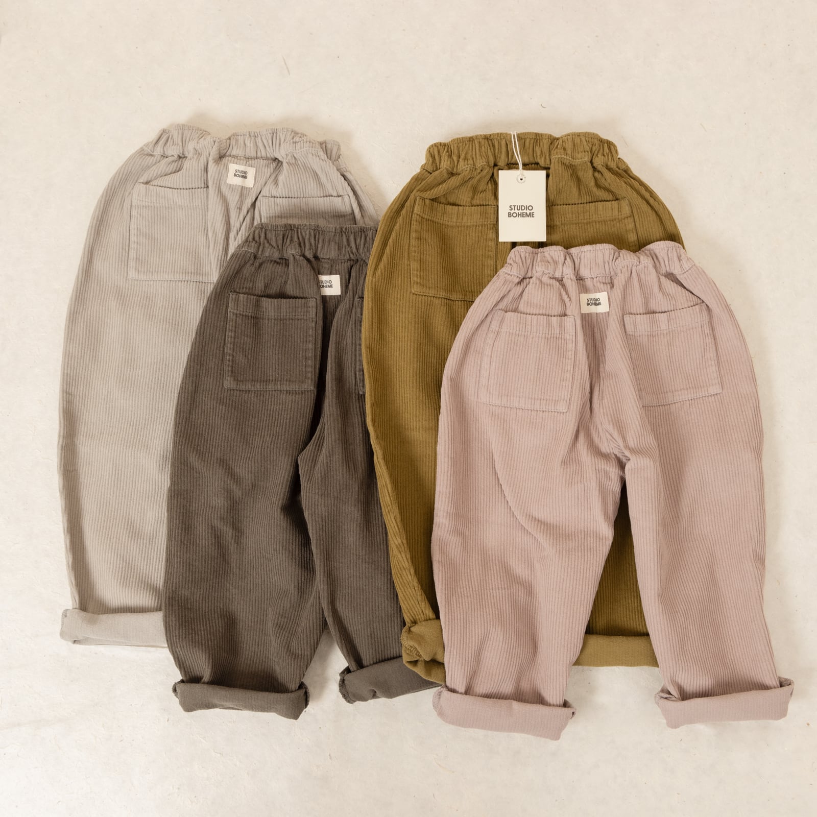 BOHEME ♡ CARROT PANTS CORDEROY 36m Carrot Corduroy pants for kids from birth to 10Y Organic Cotton