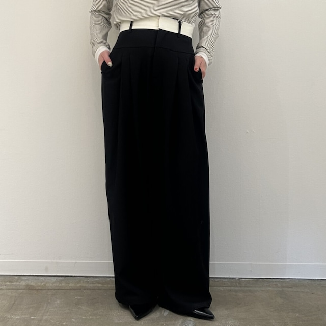 ナンバーミーTOKYO" TWILL TAC PANTS"BLACK