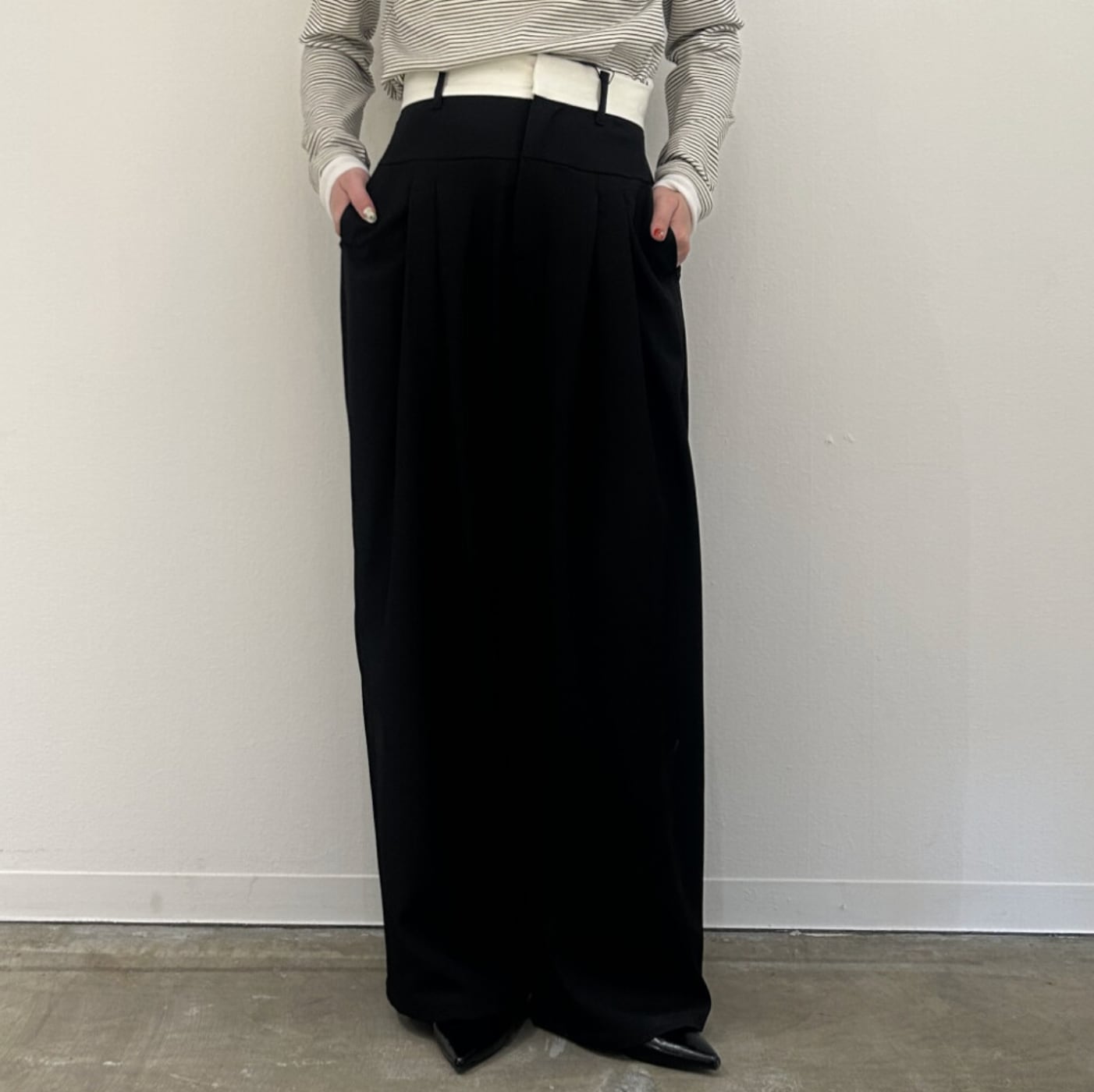 ナンバーミーTOKYO" TWILL TAC PANTS"BLACK