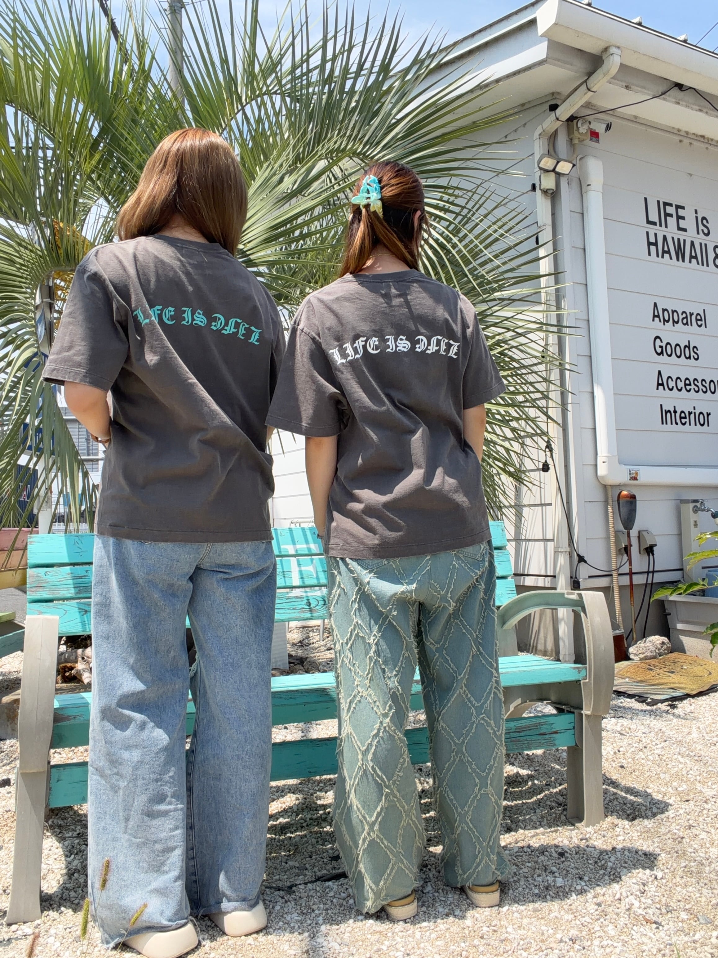 LIFE is lifeピグメントTシャツ￥6,990(7,689)