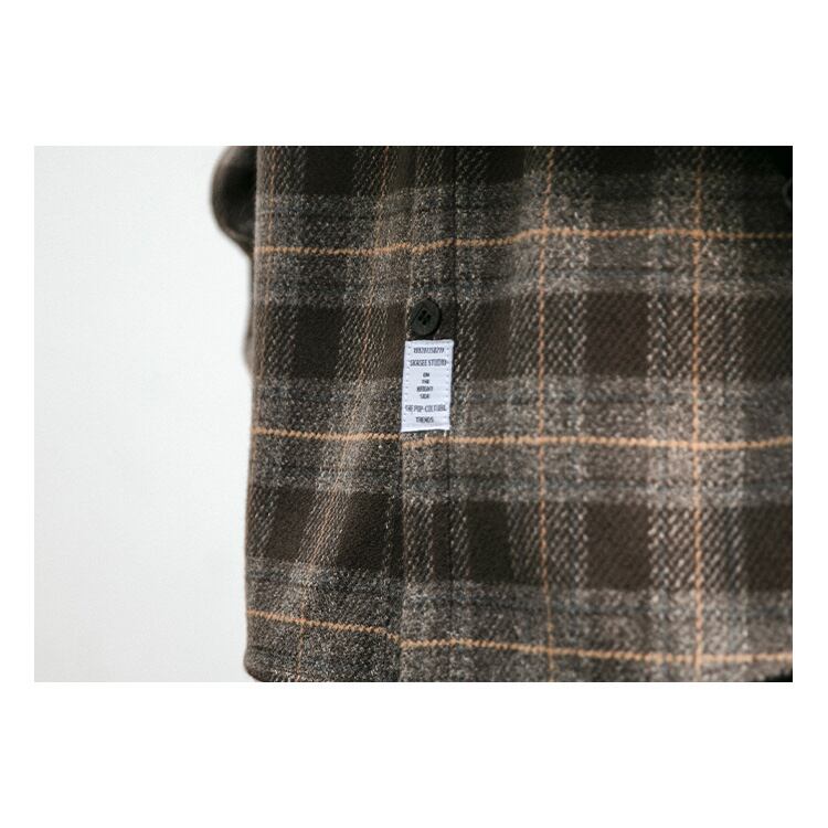★BRUSHED CHIC WARM CHECK SHIRT　　　32253