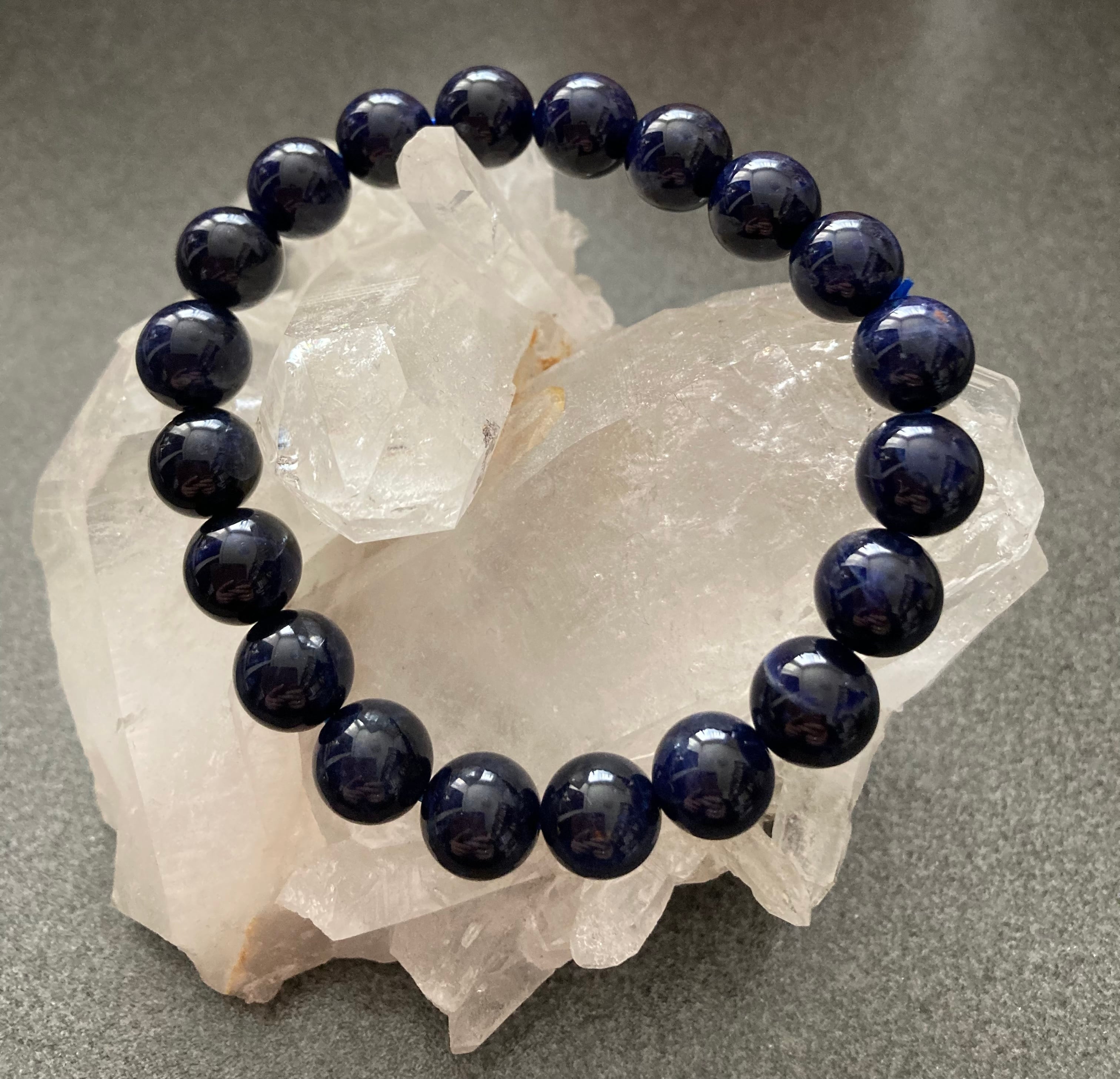 大天使メタトロンのブレスレット / ブルーレースアゲート / セレナイト 大天使メタトロンのブレスレット / ブルーレースアゲート / セレナイト