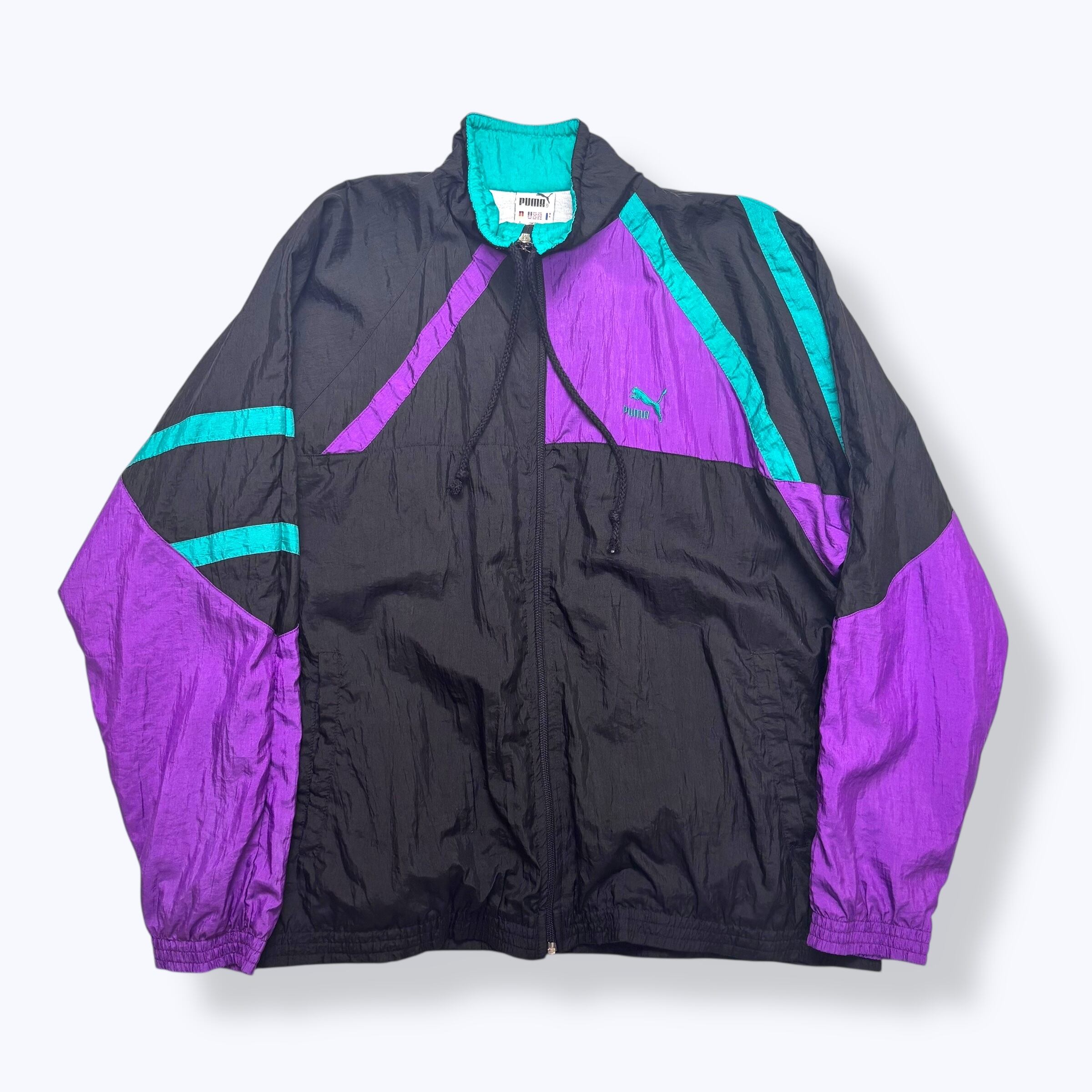 90s NIKE ナイロン アノラックパーカー フーディー 90s NIKE/Anorak Nylon Hoodie/銀タグ/M/アノラックナイロンパーカー