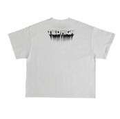 "TIED HIGH"  BIG T shirt  （White × Black）