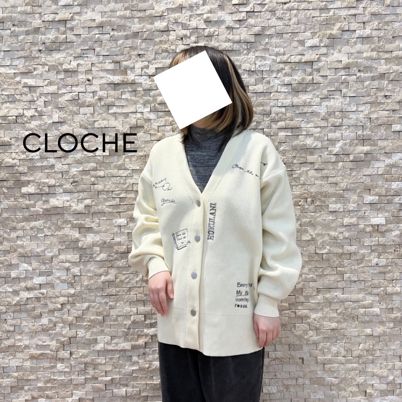 FORME  formeカーディガン FORME ZIP KNIT CARDIGAN ジップニットカーディガン グレー 【公式通販】