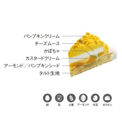 〈5HORN〉パンプキンナッツタルト 1個【期間限定 11/3配送分まで】