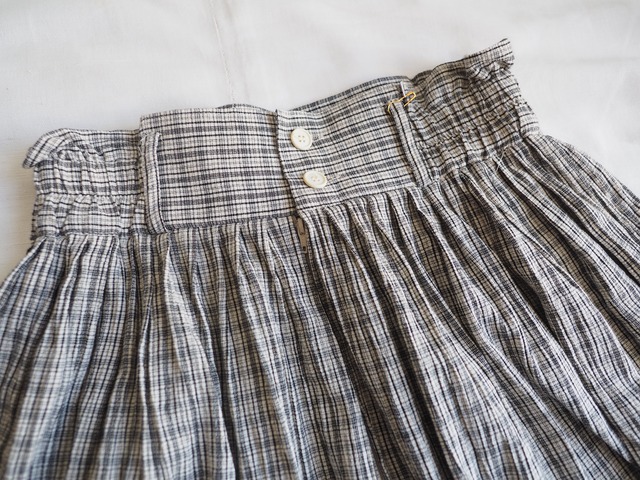 1990’s Check Gather Skirt