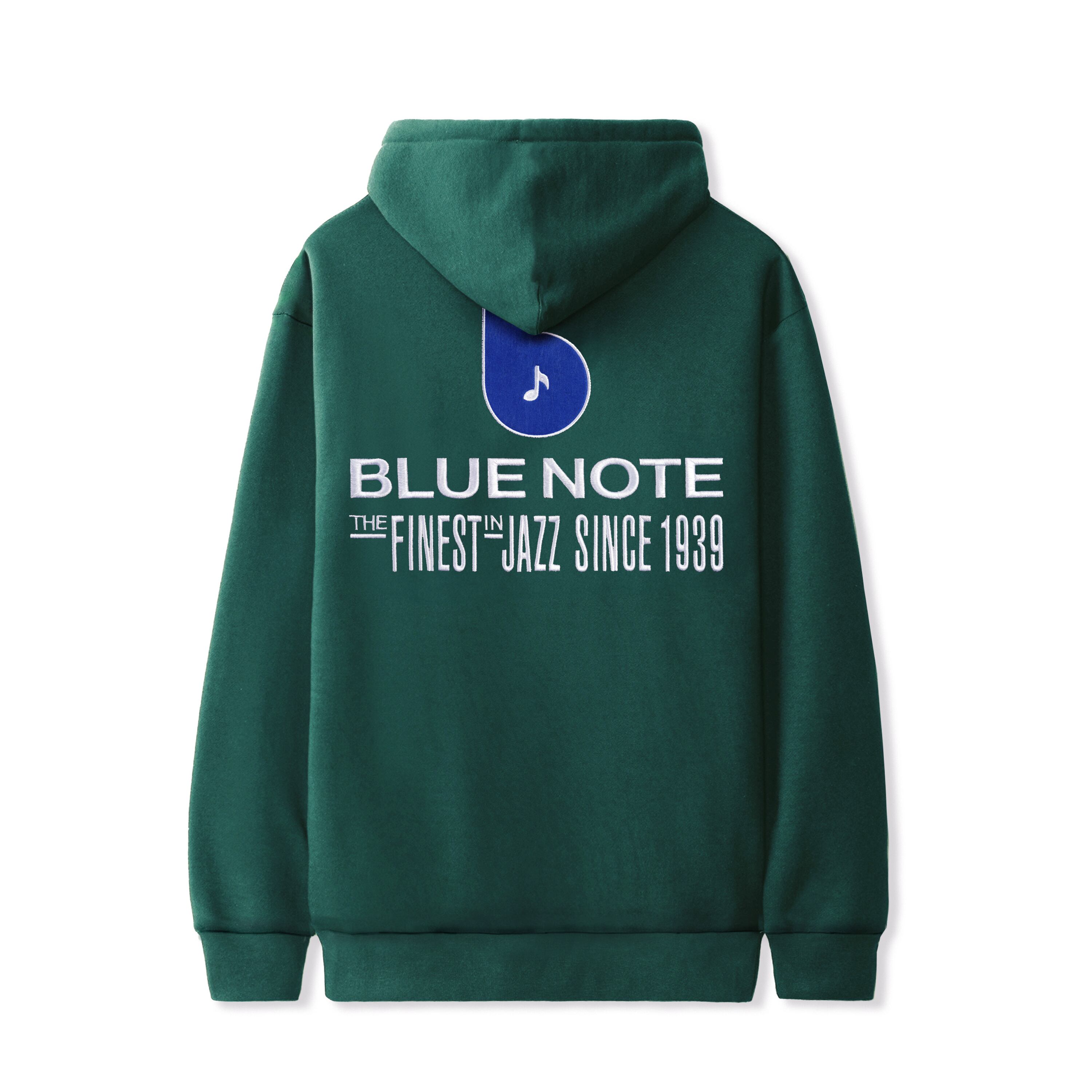 BUTTERGOODS × BLUENOTE FINEST LOGO PULLOVER HOOD FOREST