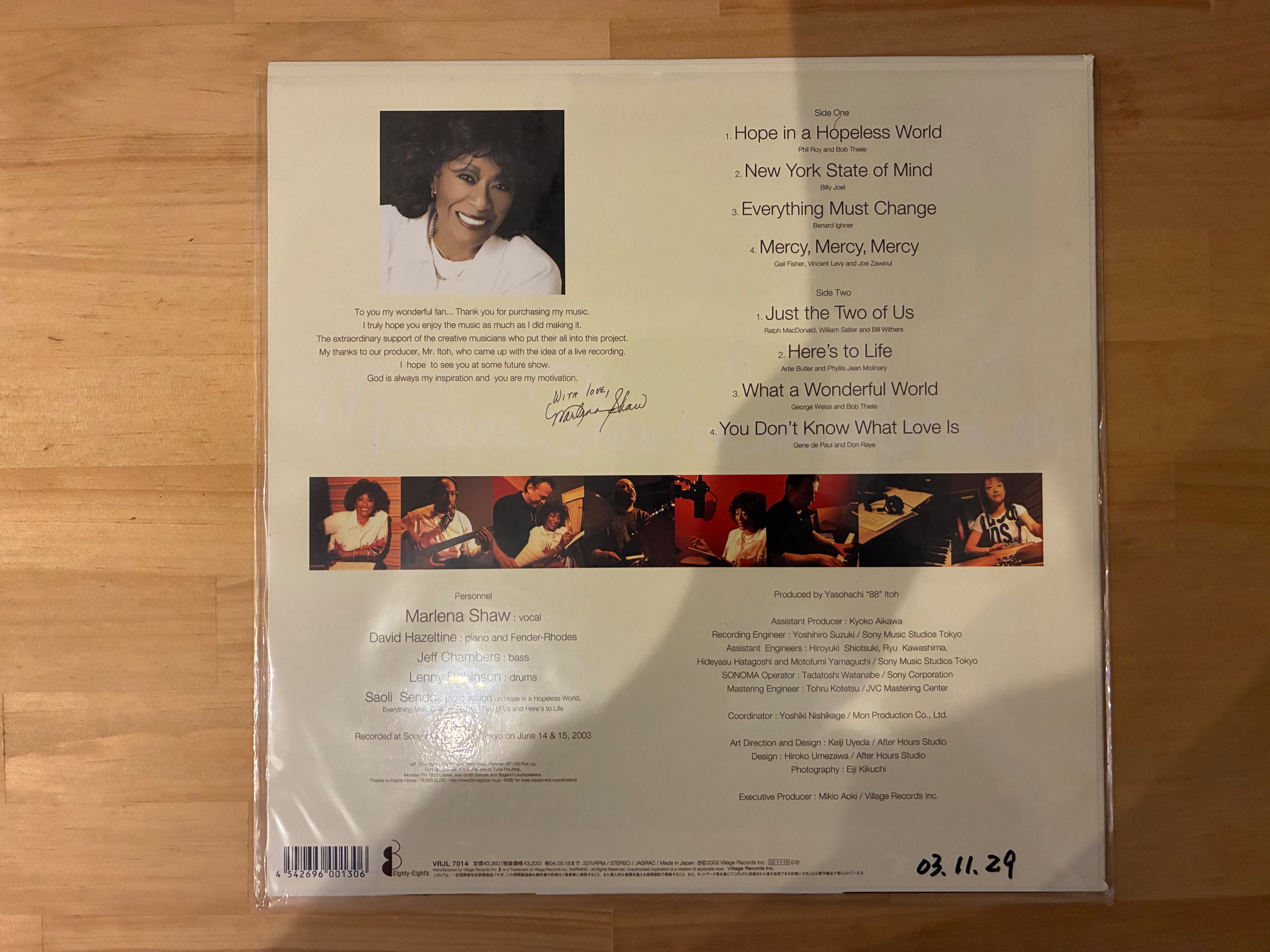 MARLENA SHOW / LOOKIN FOR LOVE | sixteen records (シックスティーン