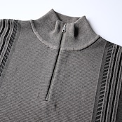 YASHIKI / Fuyushigure Half Zip Knit