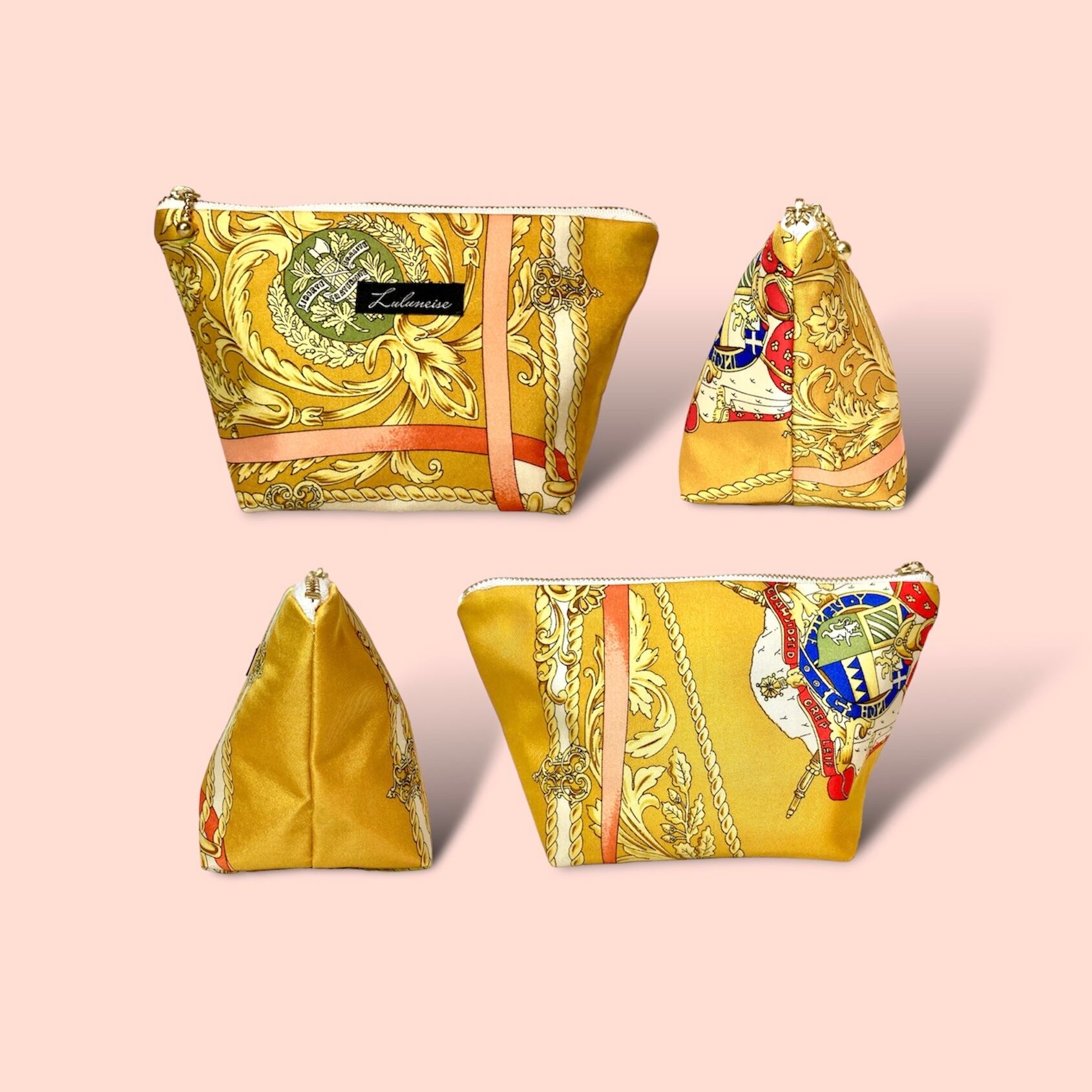 シルクポーチセット（S・M） | Luluneis / ルルネージュ