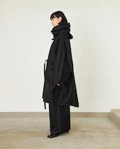 i’m here - with PIPING : M-65 Coat :Black|表裏ダブルパイピング/2WAYフード