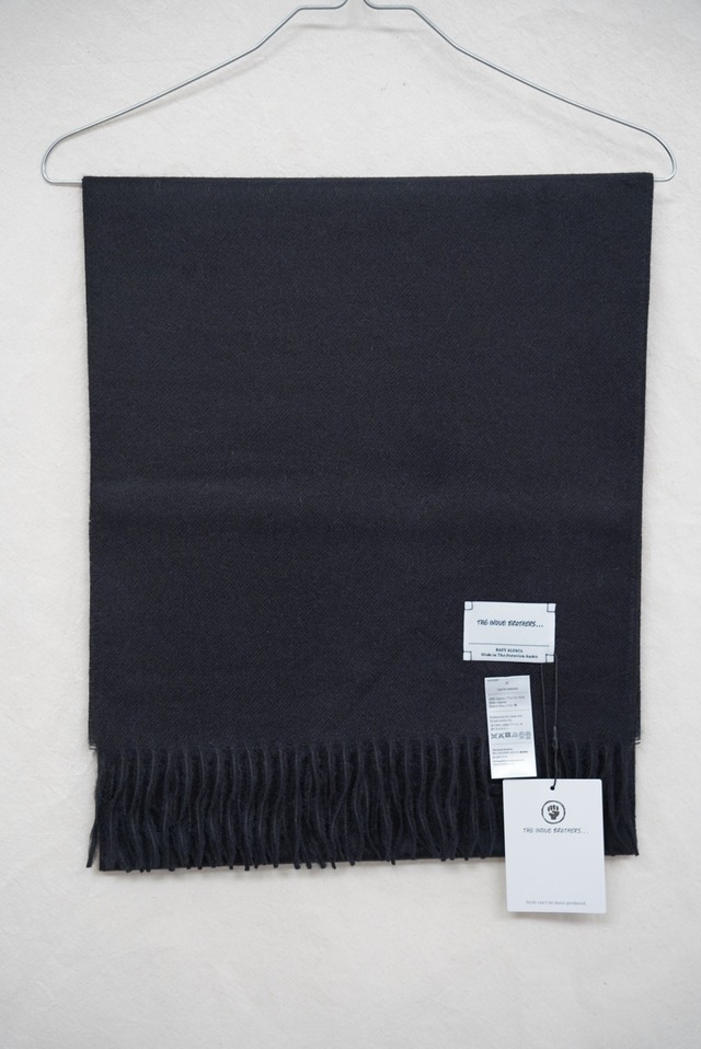 The Inoue Brothers / Brushed Scarf(BLACK)