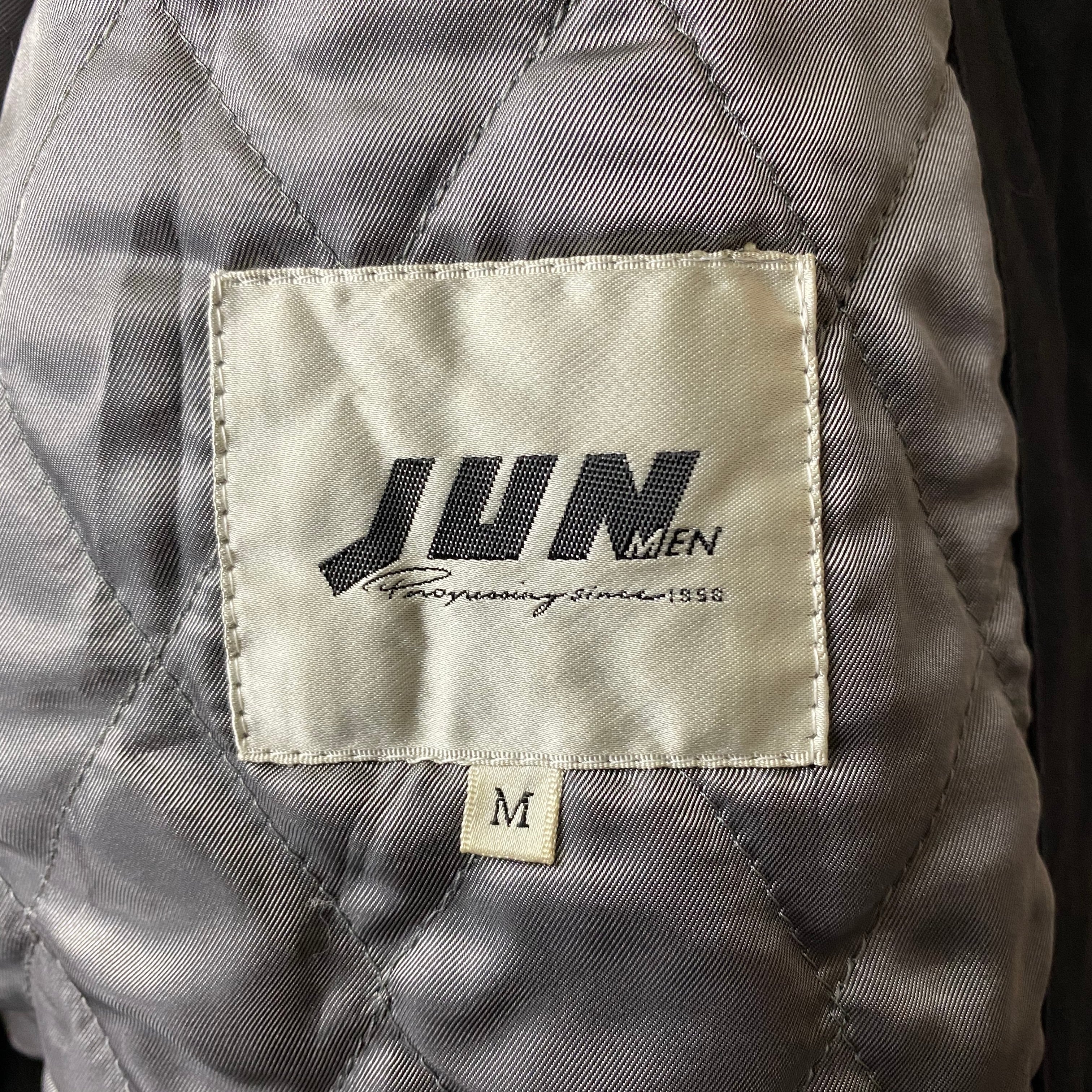 JUN MEN back logo embroidery bomber jacket | NOIR ONLINE