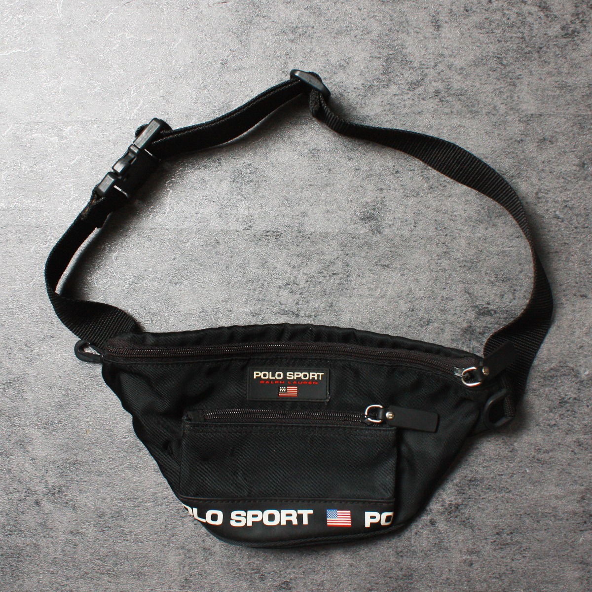POLO SPORT ポロスポーツ ウエストポーチ ブラック | oorange2025