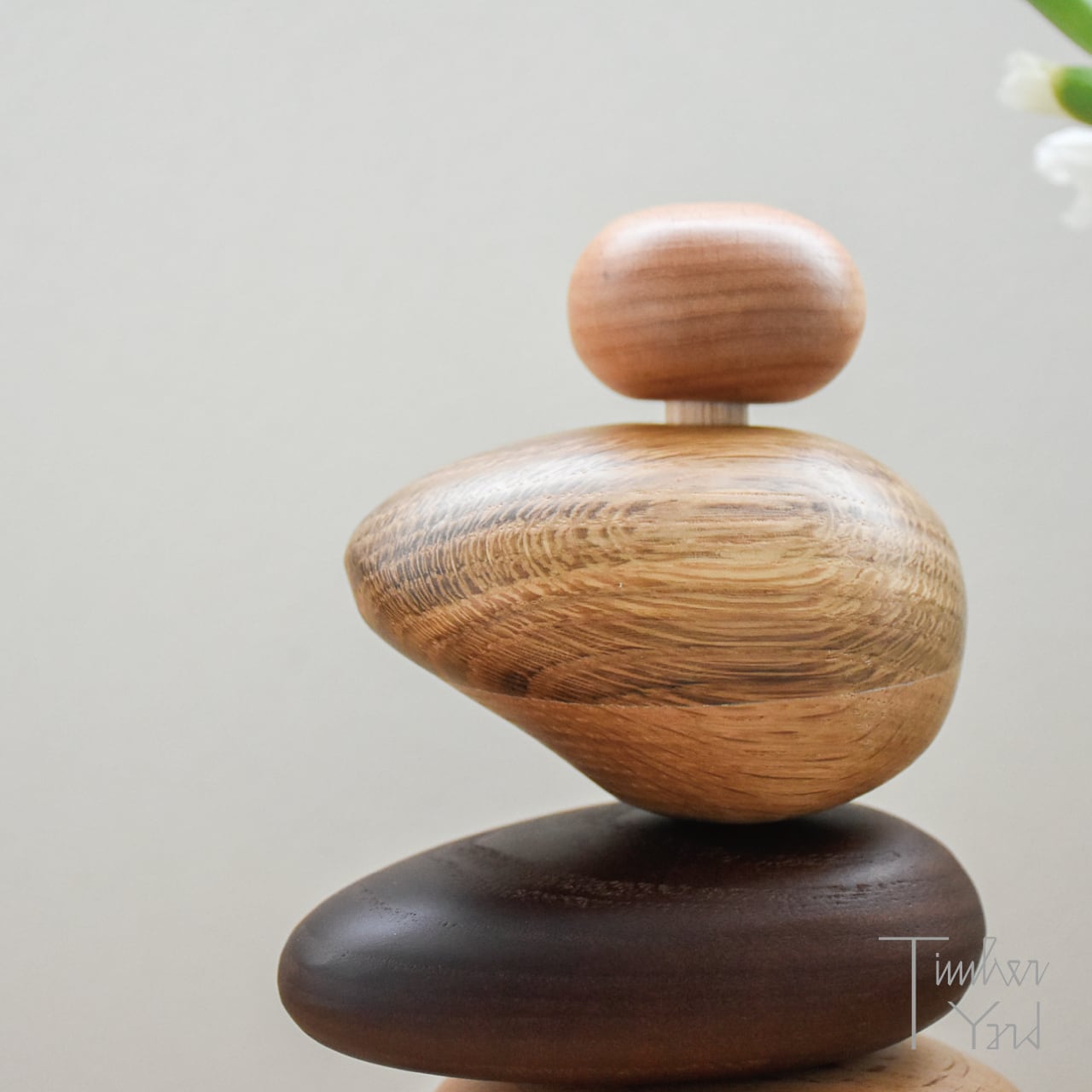 ONLINE限定】Pebble Stacking Blocks / Multi / Φ13.5×H20.7cm / Ferm