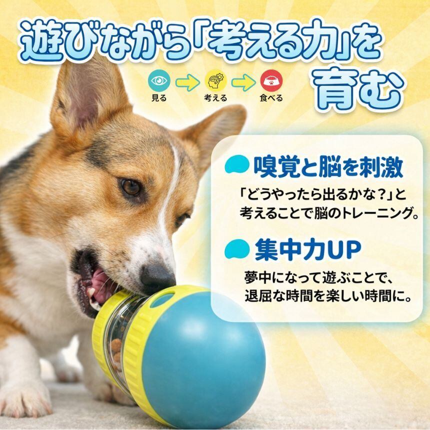 2個セット 犬おもちゃ 知育玩具 早食い防止 フードボウル 犬のおもちゃ
