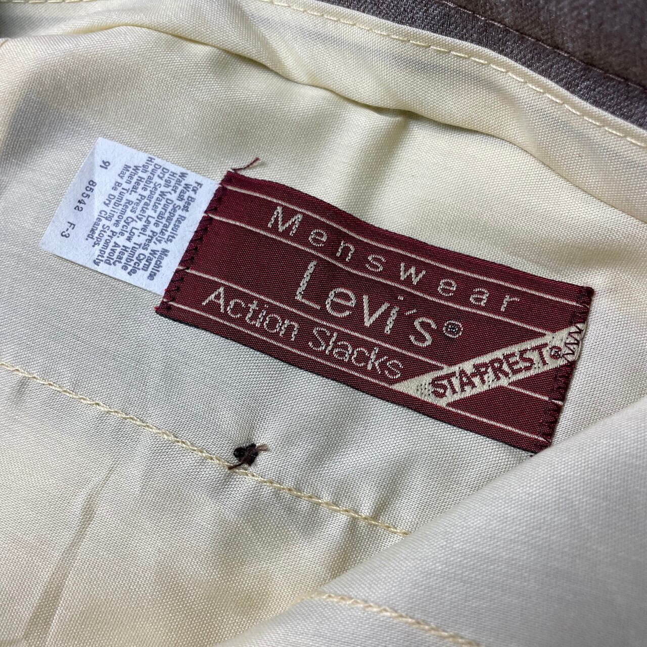 80年代 Levi's リーバイス アクションスラックス スタプレ メンズW36