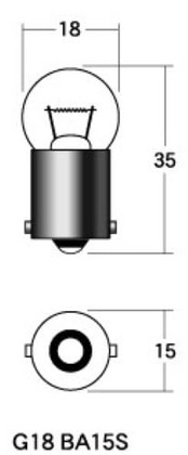 M&Hマツシマ 1P 5115OR 12V23W (オレンジ) 1P5115OR ライト バルブ