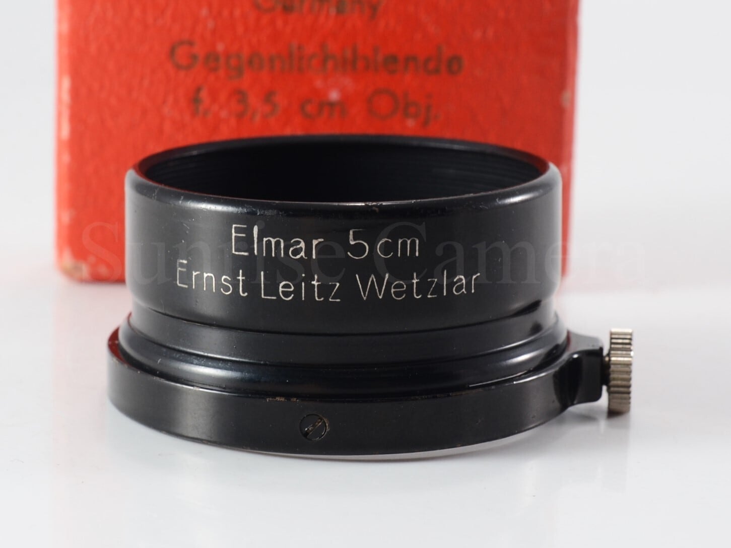 Leica FISON レンズ 被せ フード 黒 エルマー 5cm ライカ（23641