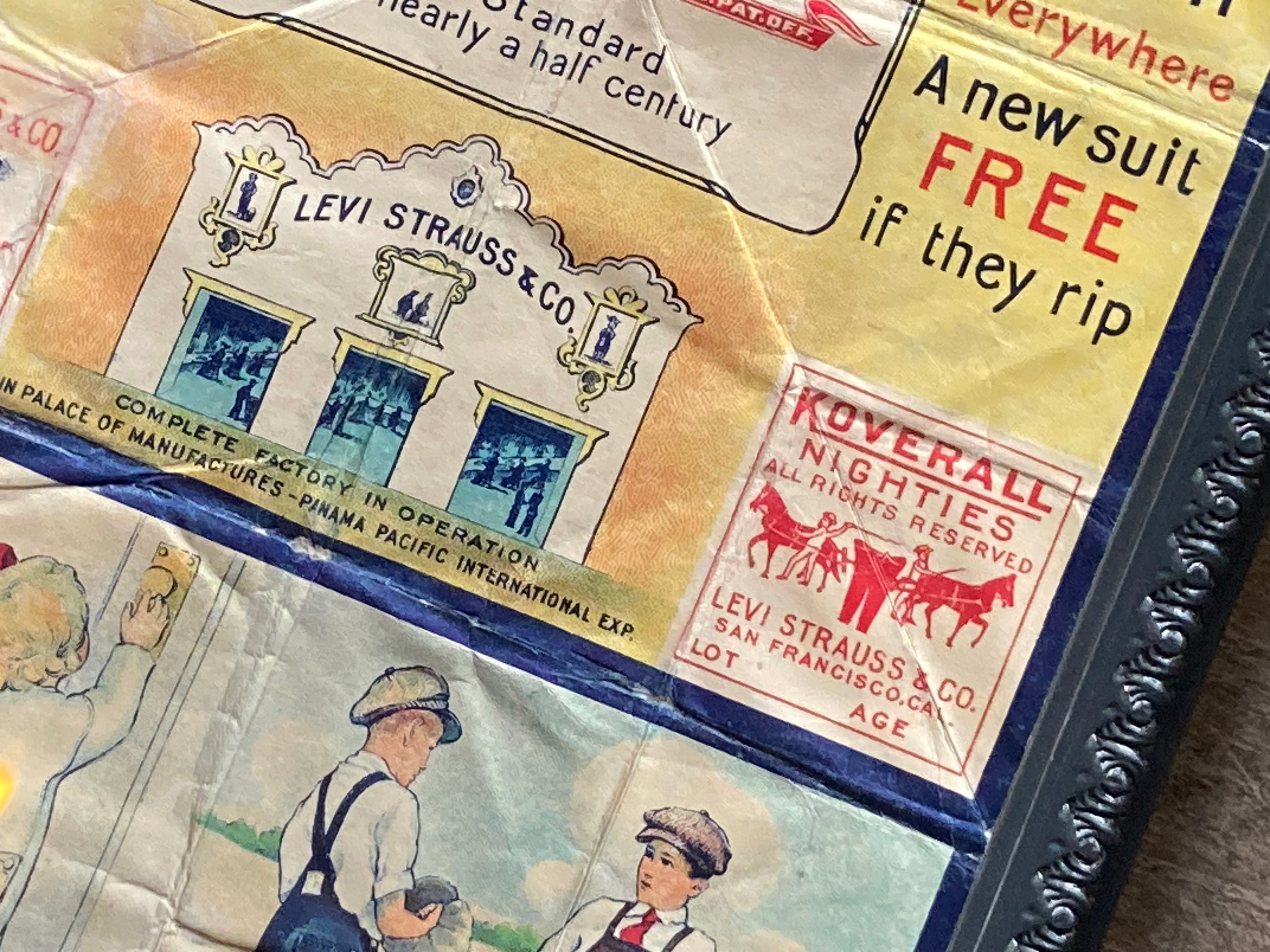 LEVI'S 1915 Panama Pacific International Exposition souvenir