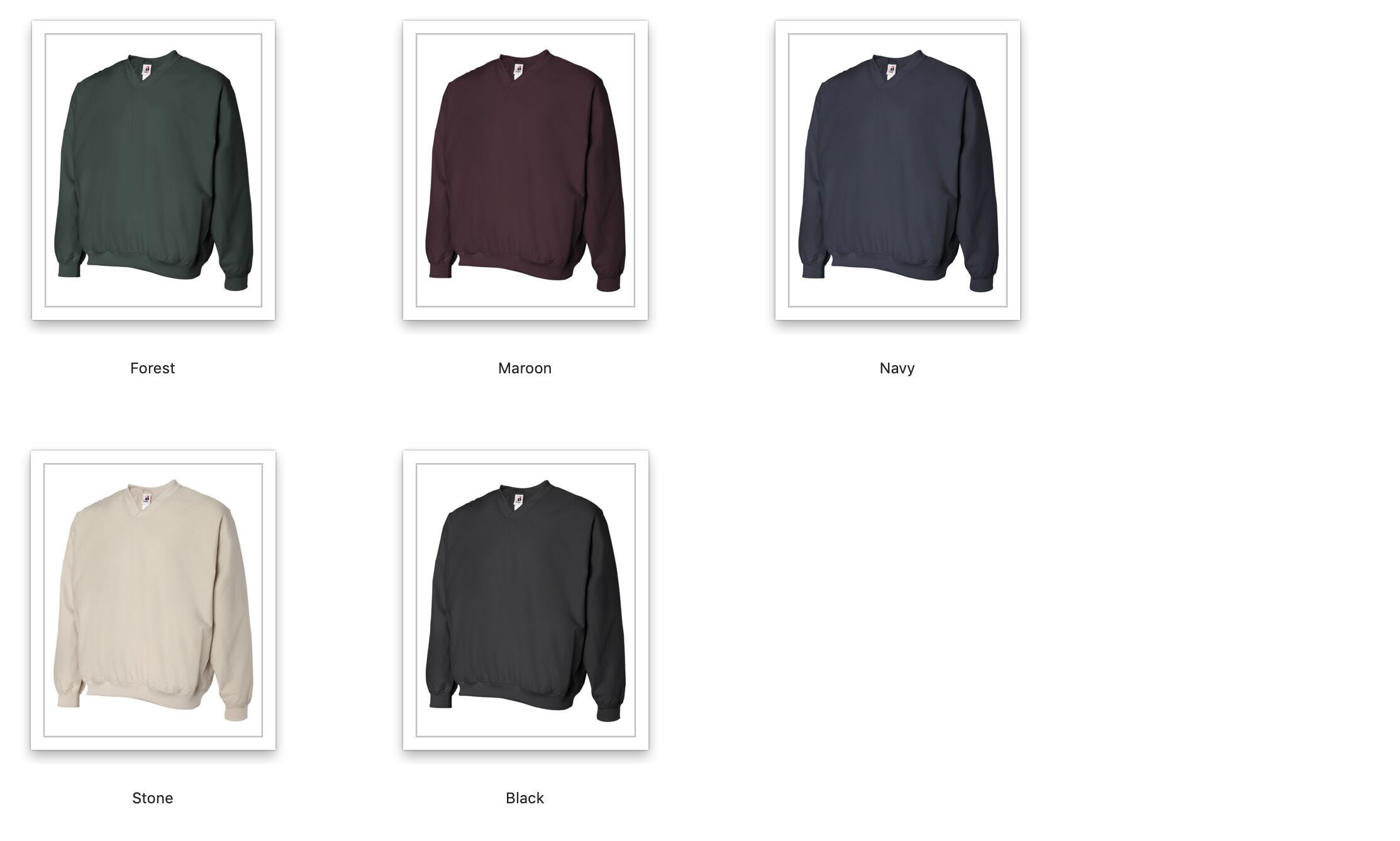 badger microfiber windshirt