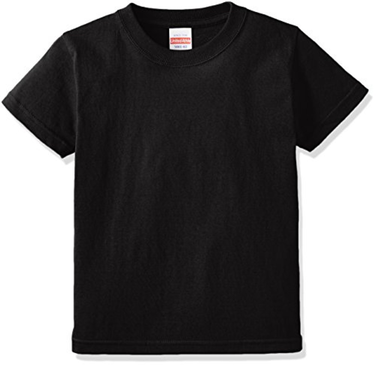 [ユナイテッドアスレ] 5.6オンス ハイクオリティー Tシャツ 500102 [キッズ] 002 ブラック 110