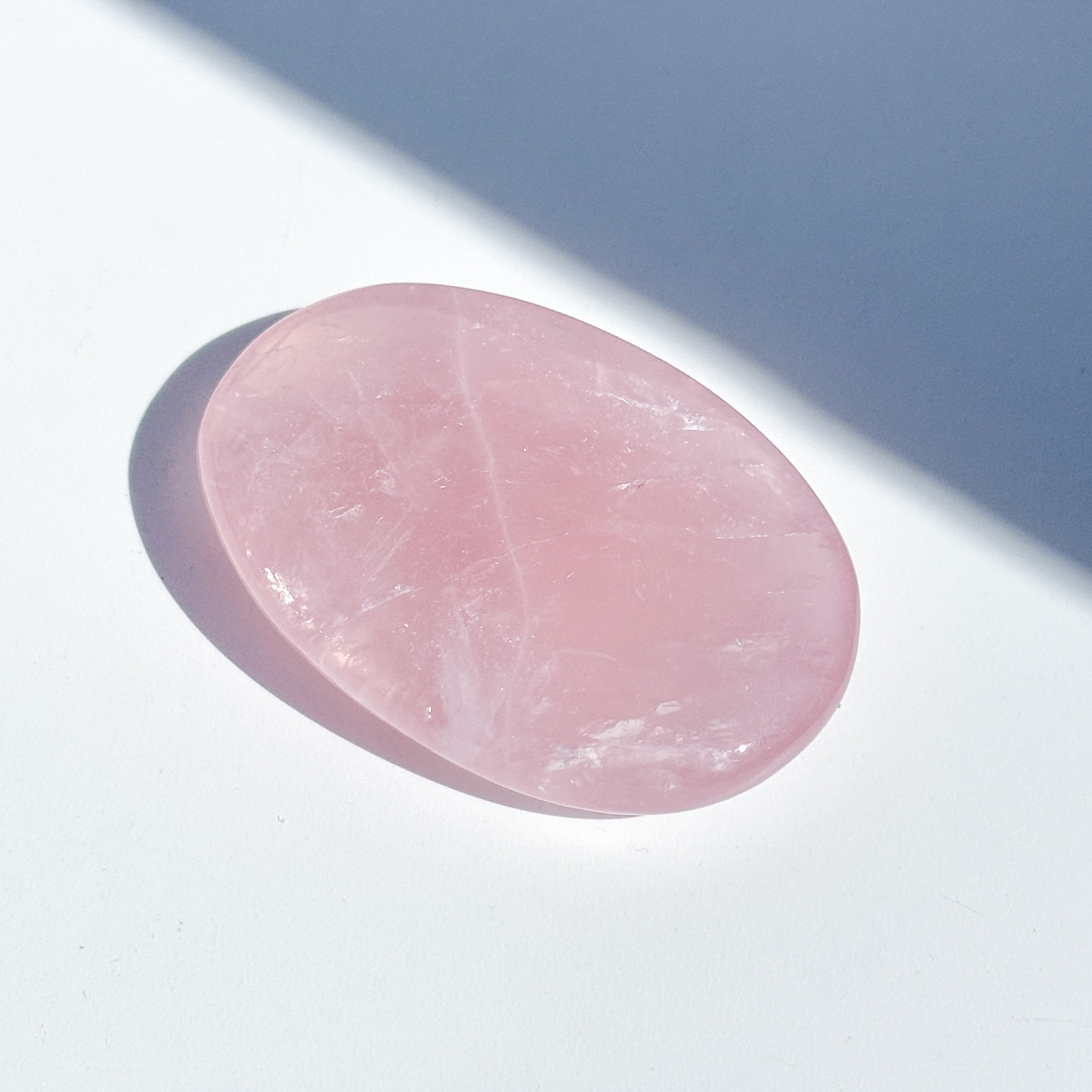 ローズクォーツ パームストーン15◇ Rose Quartz ◇ 天然石・鉱物