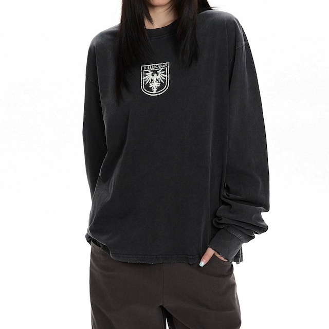 エンブレムグラフィックヴィンテージライクルーズTシャツ 1col R02705