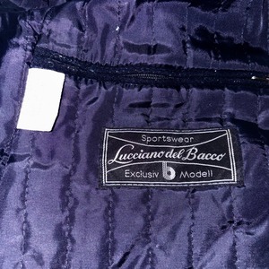 euro vintage pleats design shawl collar wool blouson