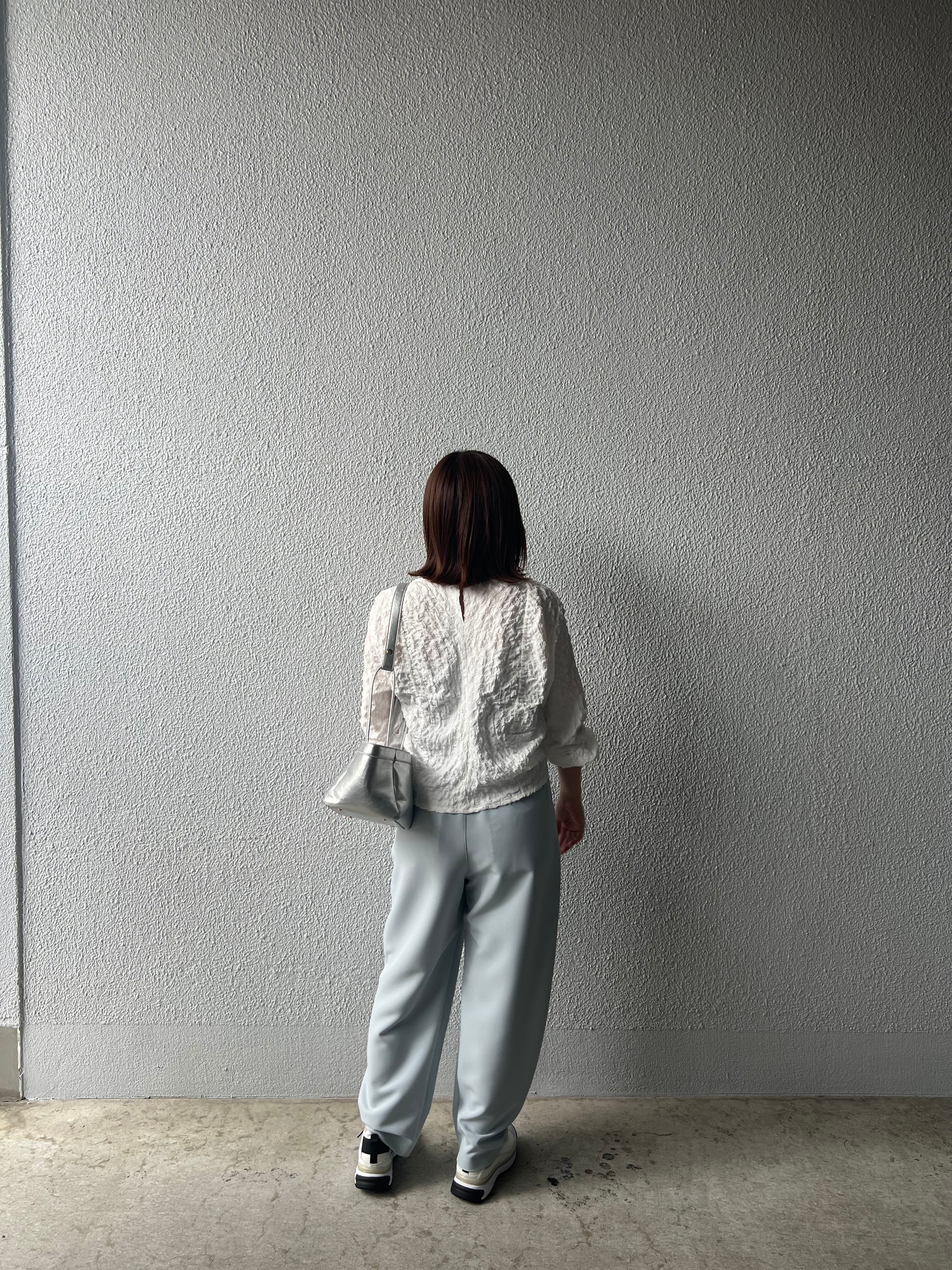 【PASSIONE】タック入りカーブパンツ 516601