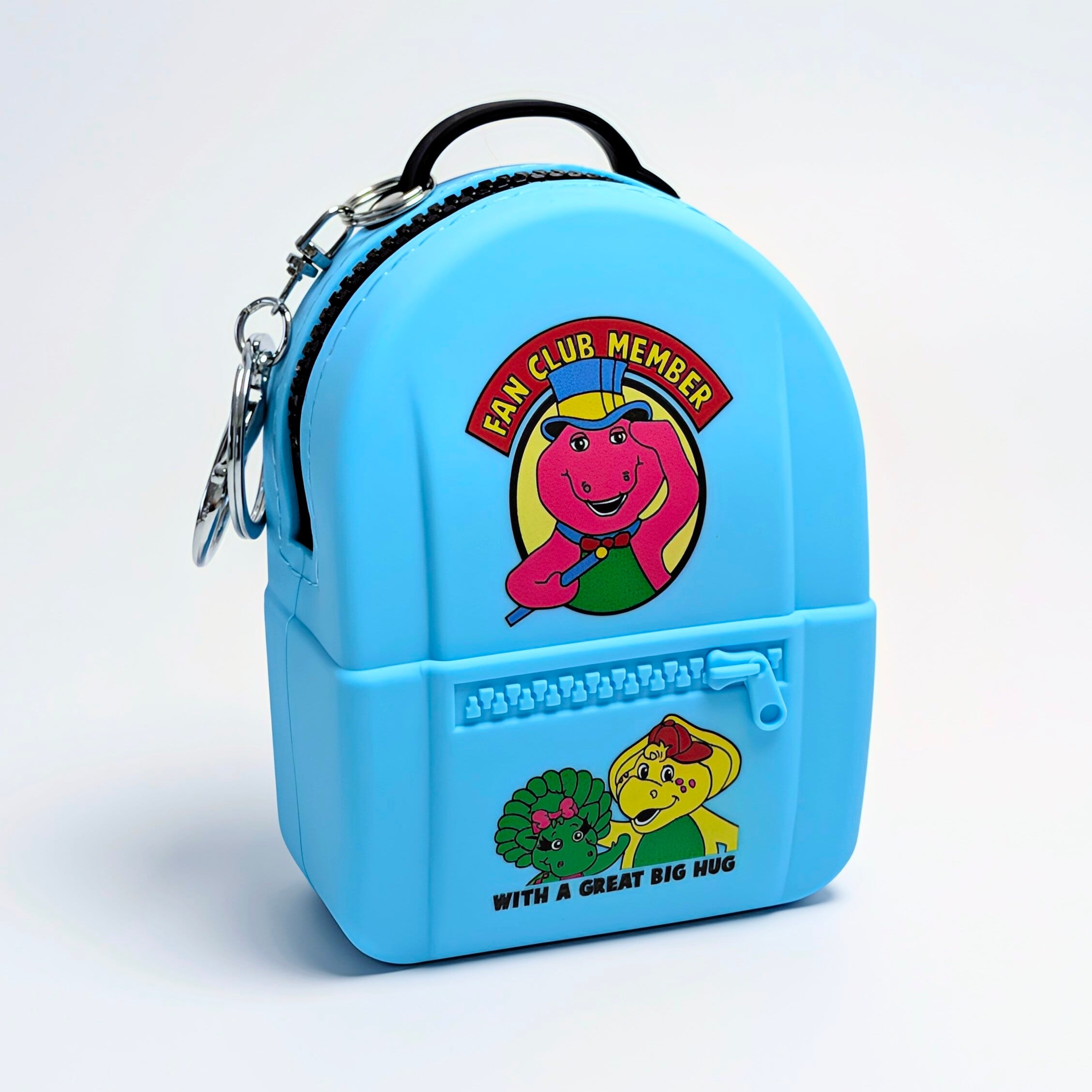 ✨️なめらか〜んなシリコーンシリーズ、今度はBackPack型♫✨️【 Barney & Friends ( バーニー ) 】SILICONE POUCH ( シリコーンポーチ )  バックパック型 / 小物入れ / コインケース / コスメポーチ / シリコン〚アメリカン雑貨 アメトイ〛