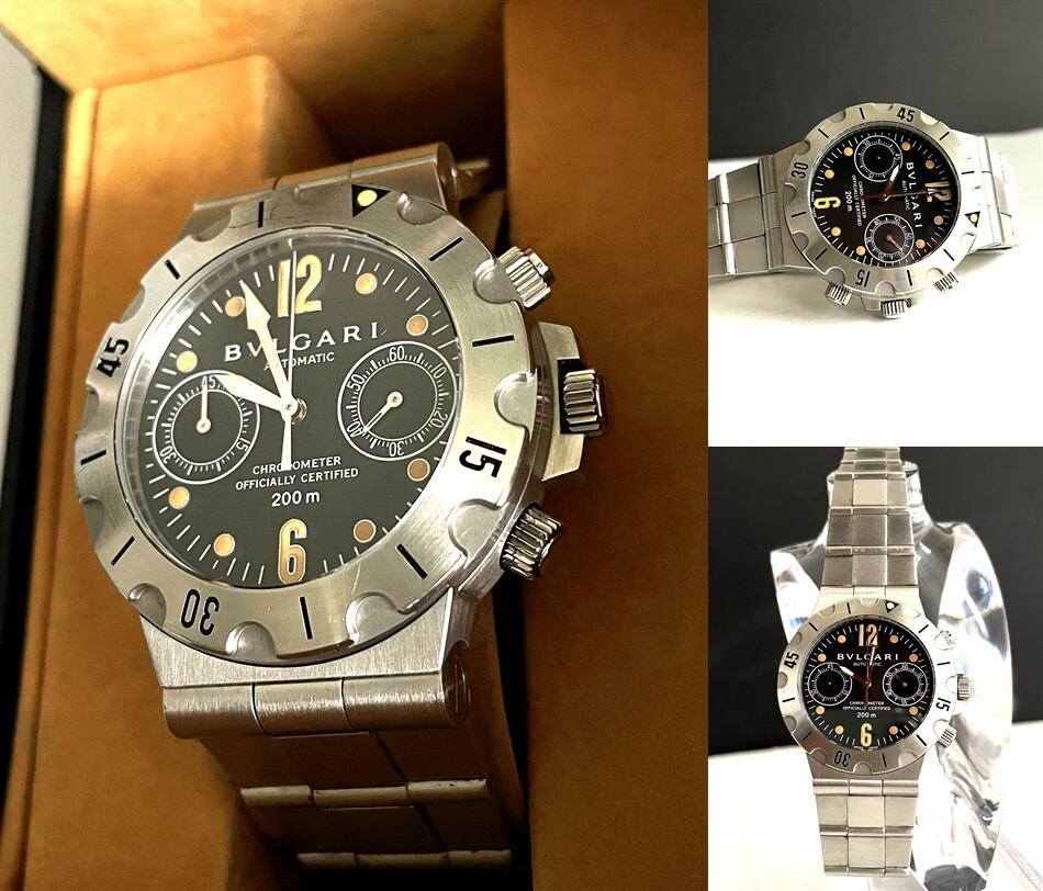 BVLGARI ブルガリ ディアゴノ スクーバ クロノ クロノグラフ AT