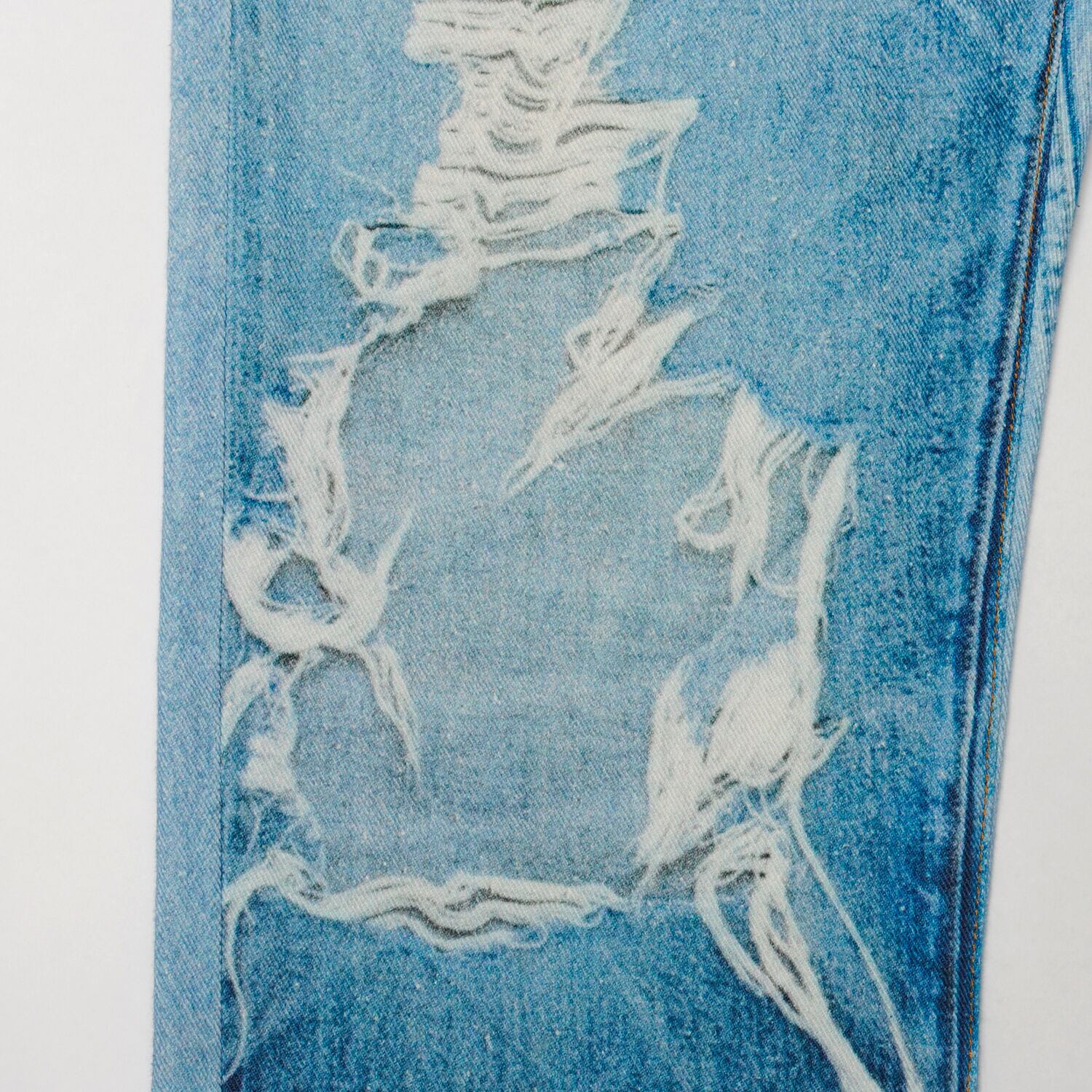 doublet PHOTO PRINT PANTS (INDIGO) 22SS35PT169 | IAAAM ONLINE STORE