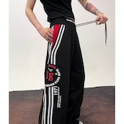 ストリート フェイクレイヤード スウェットパンツ P352