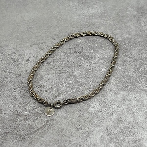 ティファニー TIFFANY&CO ツイストロープチェーンブレスレット コンビ