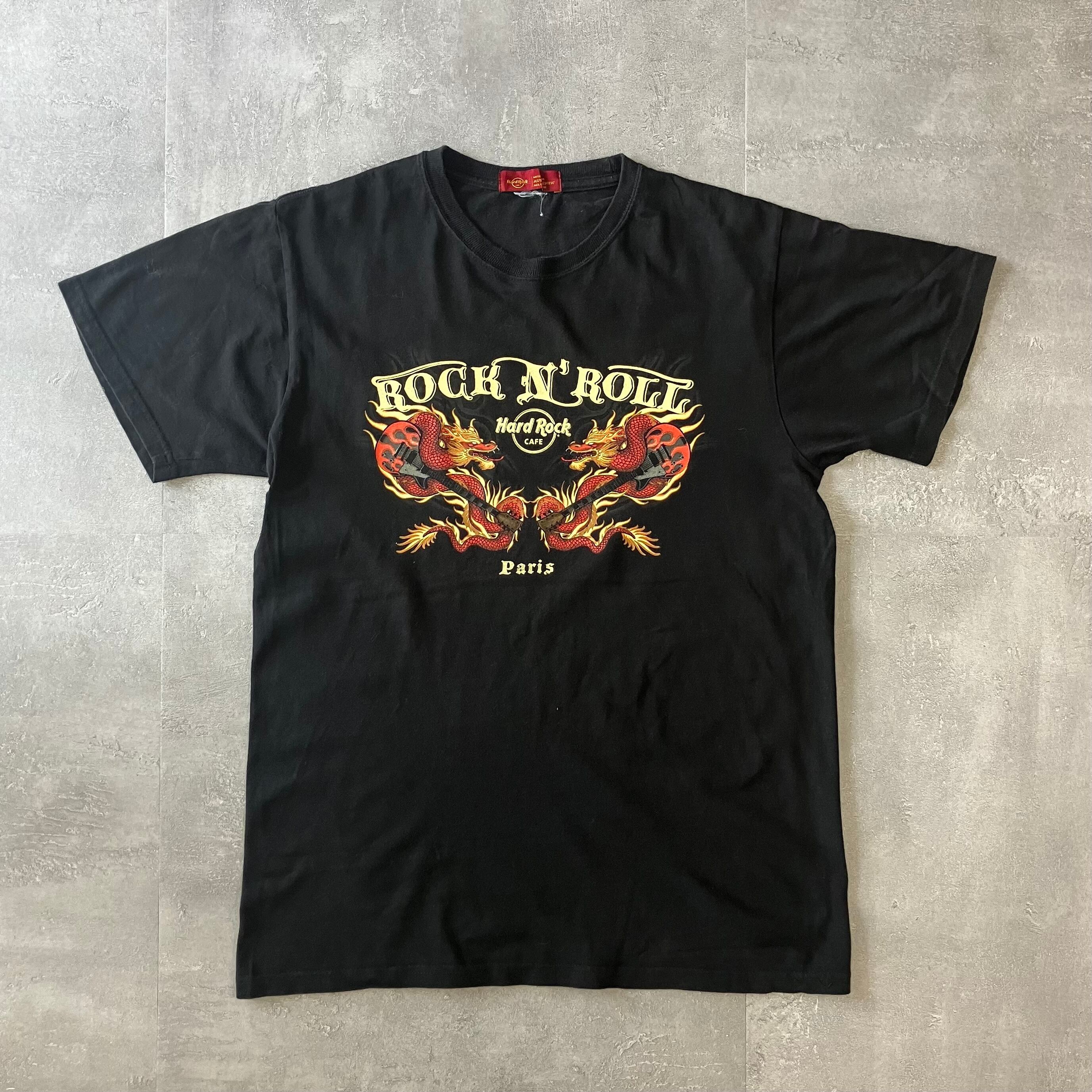 Hard Rock 00s ブラックTee プリント M No.2421